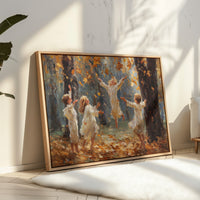 Joy Unleashed Among Golden Leaves