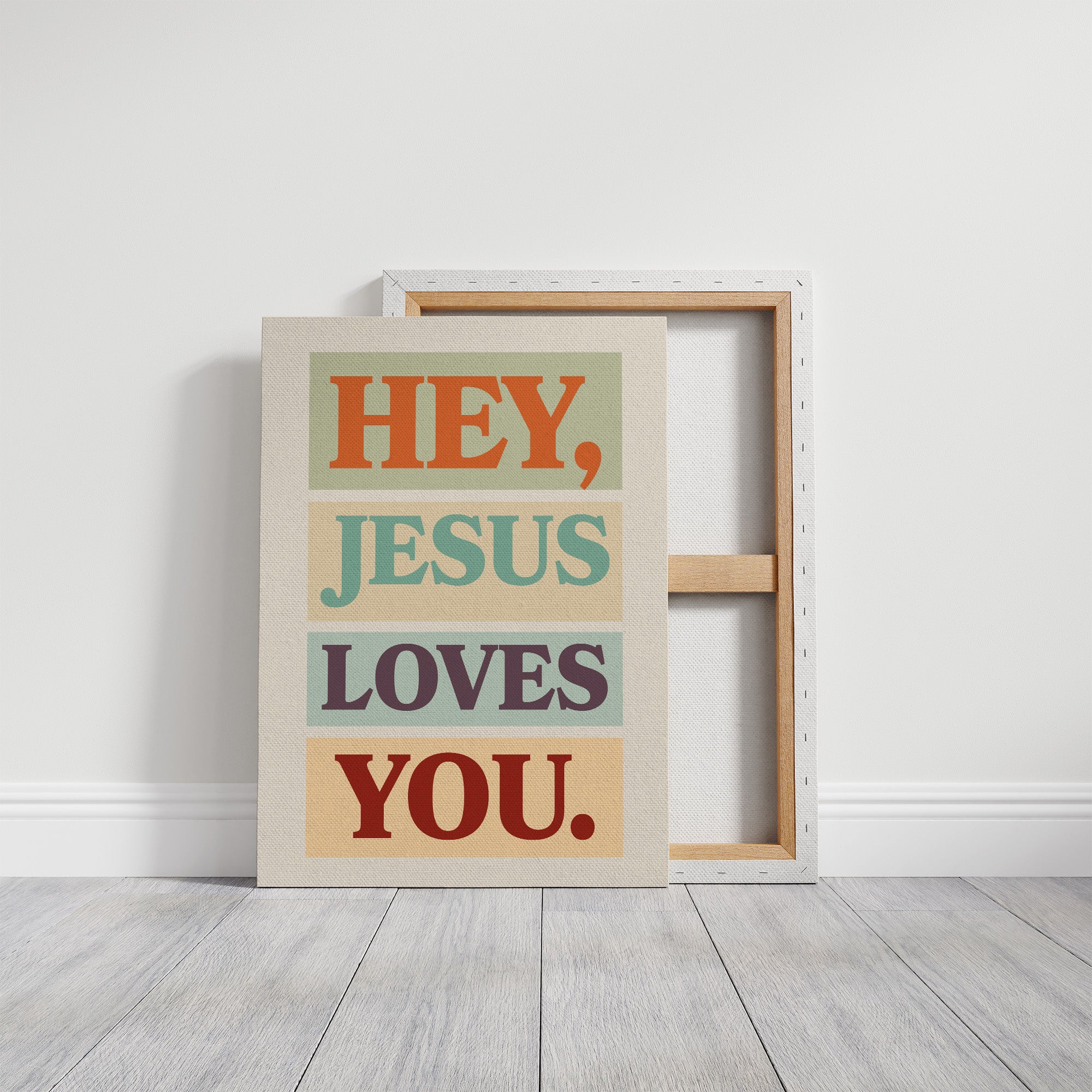 Faith Speaks In Color Blocks