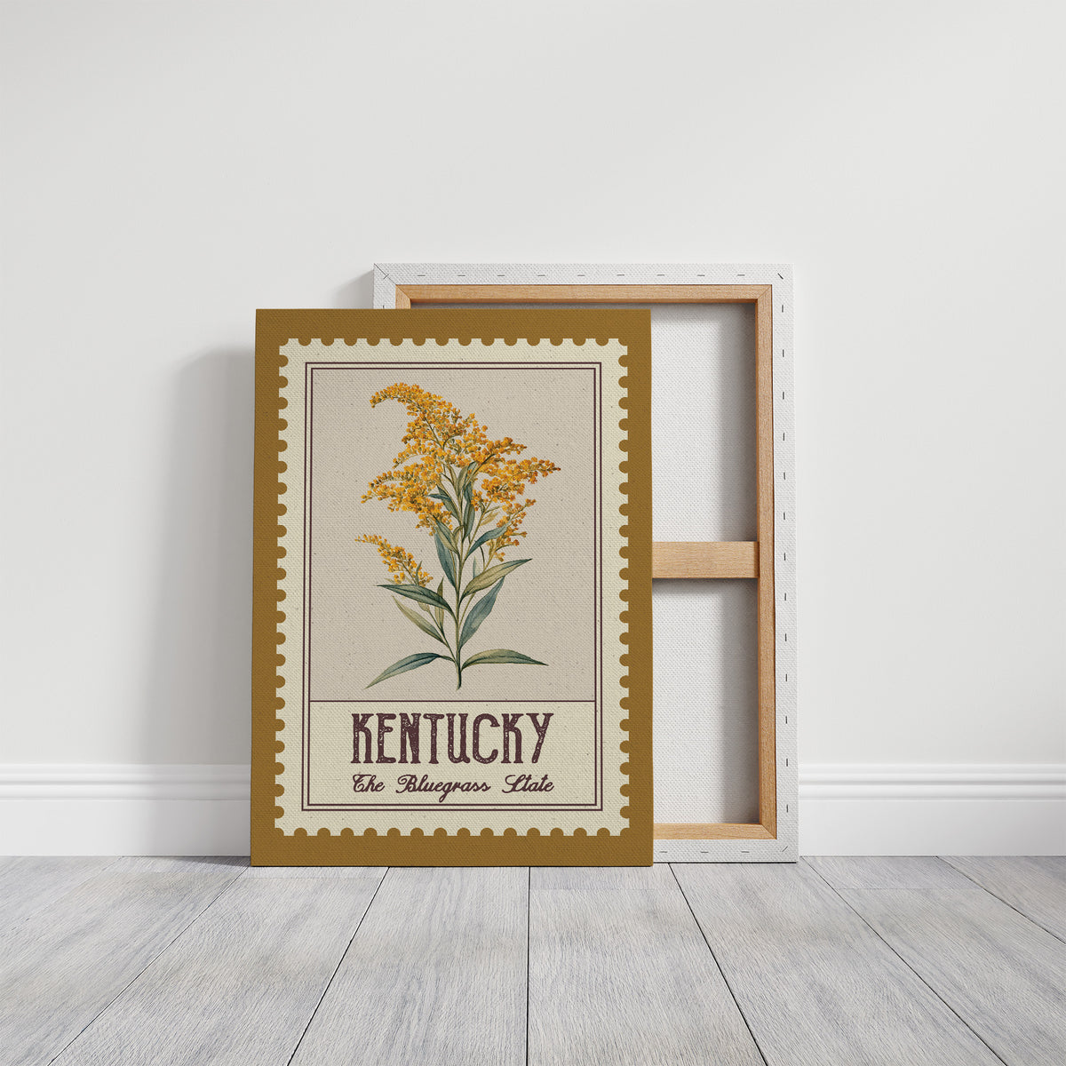Kentucky Goldenrod Watercolor Stamp