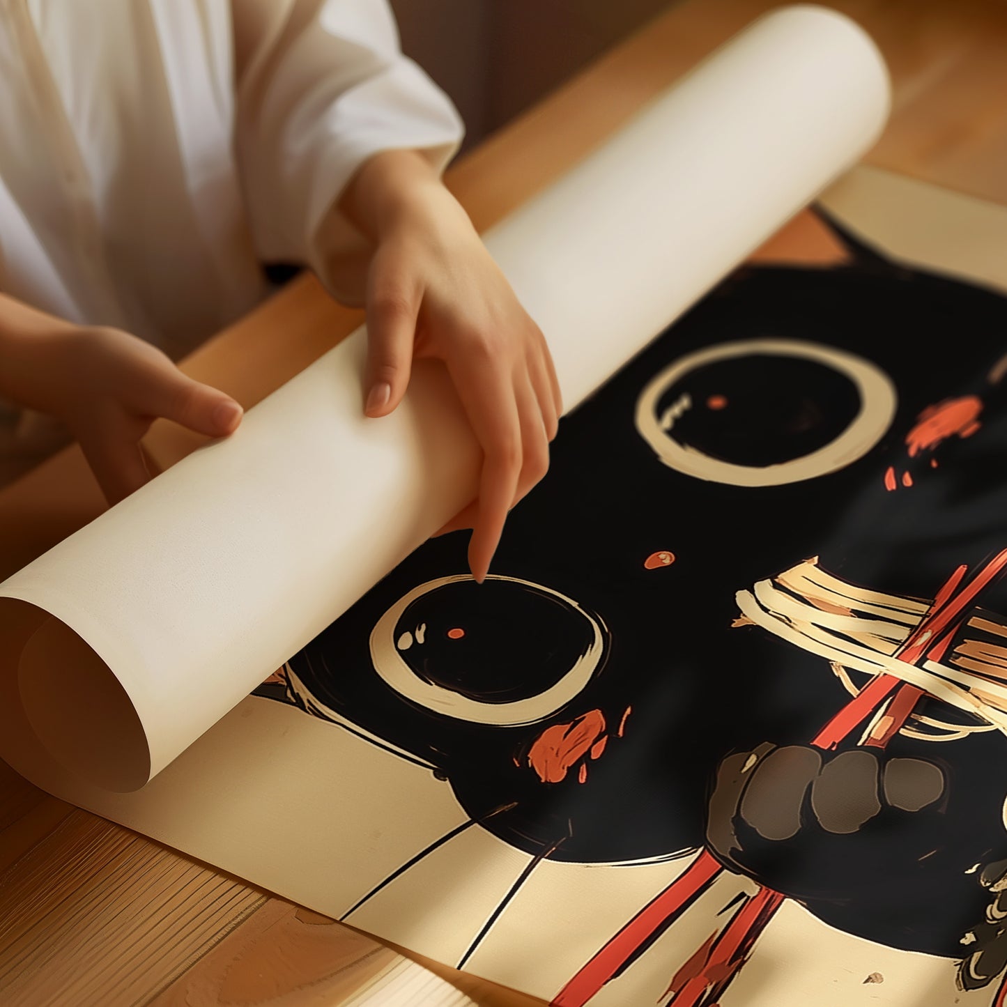 Midnight Snack With Wide Eyes