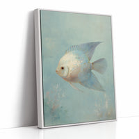 Pale Swimmer In Seafoam Currents