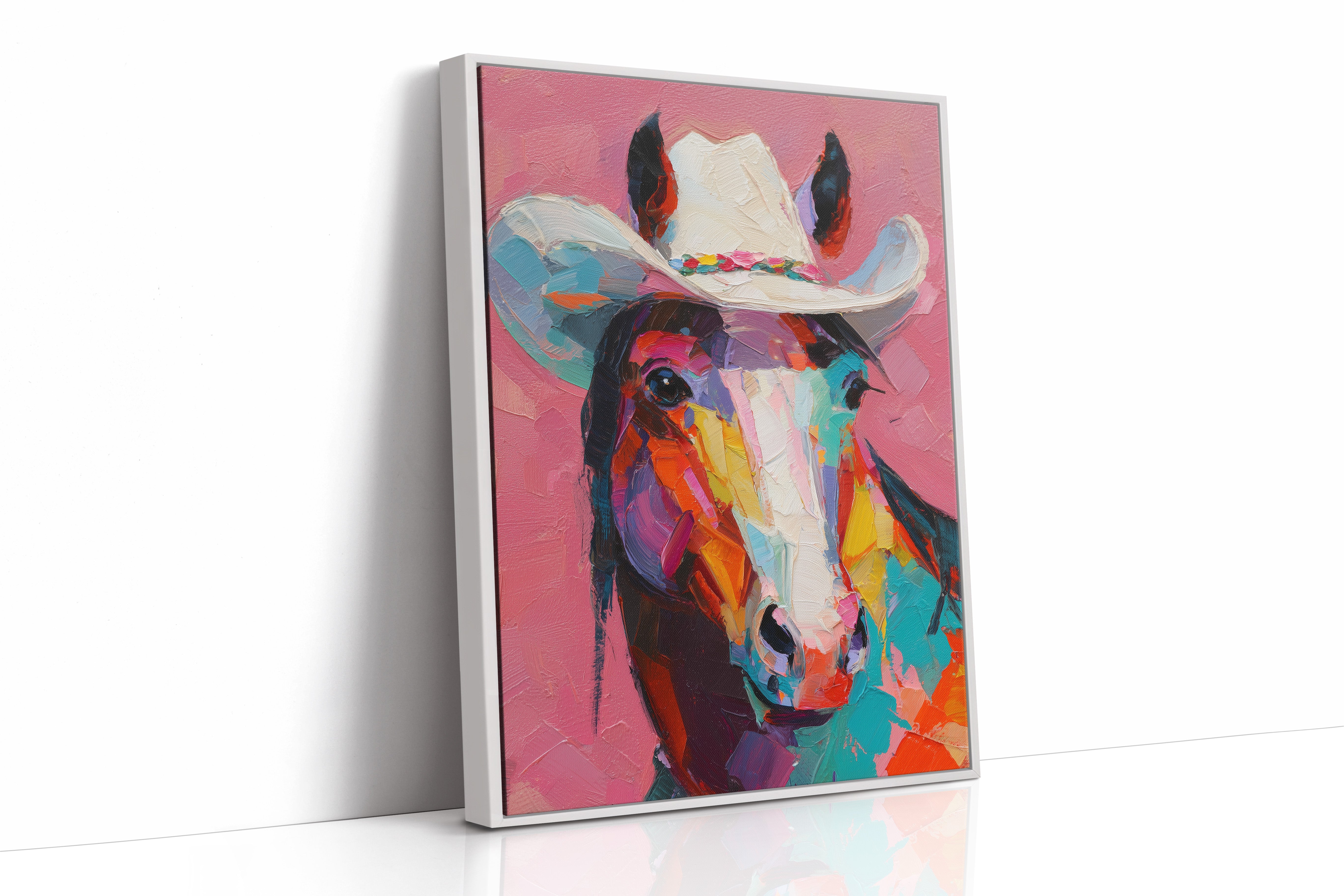 Neon Cowgirl In Bloom