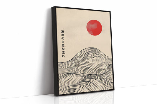 Minimalist Japanese Waves – Timeless Flow of Nature