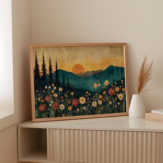 When the Wildflowers Watched the Sun Go Down