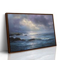 Light Breaks Through Ocean Storm