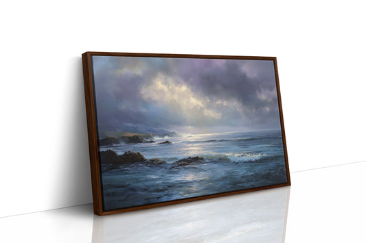 Light Breaks Through Ocean Storm