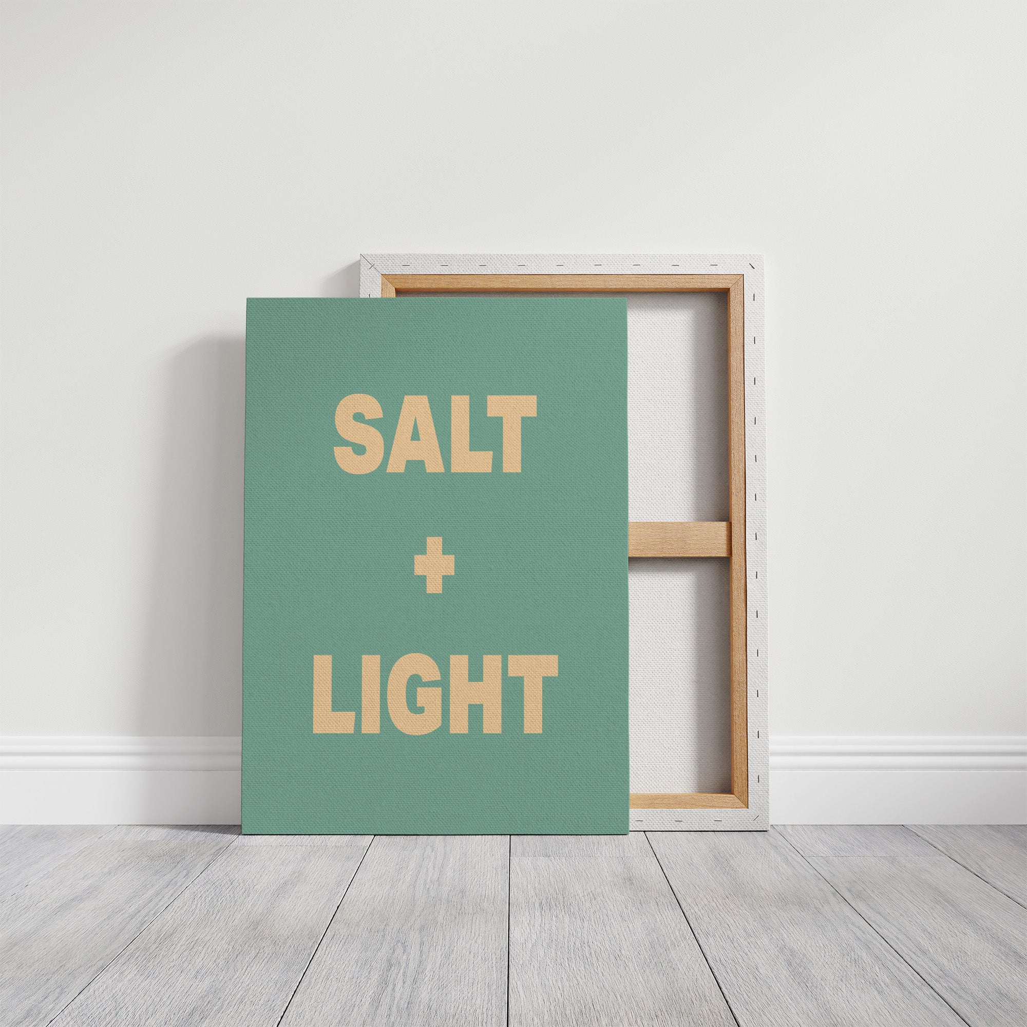 Coastal Words In Sage Simplicity