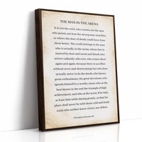 The Man In The Arena Roosevelt Quote