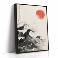 Japanese Ink Waves – The Flow of Nature