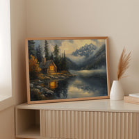 Autumn Light Warms Mountain Waters