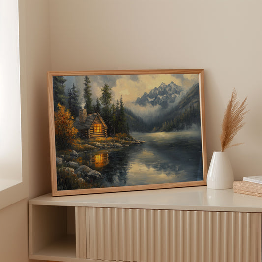 Autumn Light Warms Mountain Waters