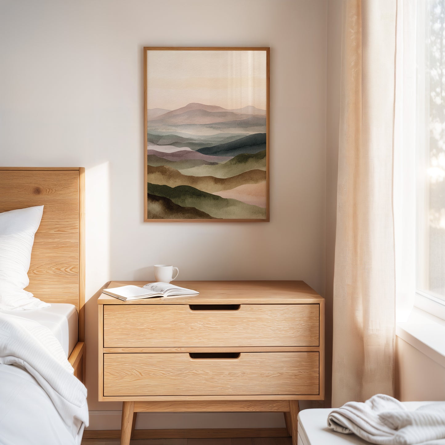 Mountains Breathe in Gentle Hues