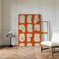 Minimal Shapes on Burnt Orange Grid
