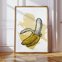 Banana Sketches Its Morning Story