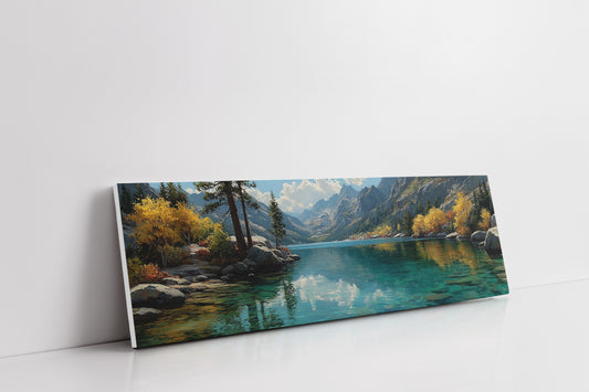 Clear Waters Beneath the Autumn Peaks