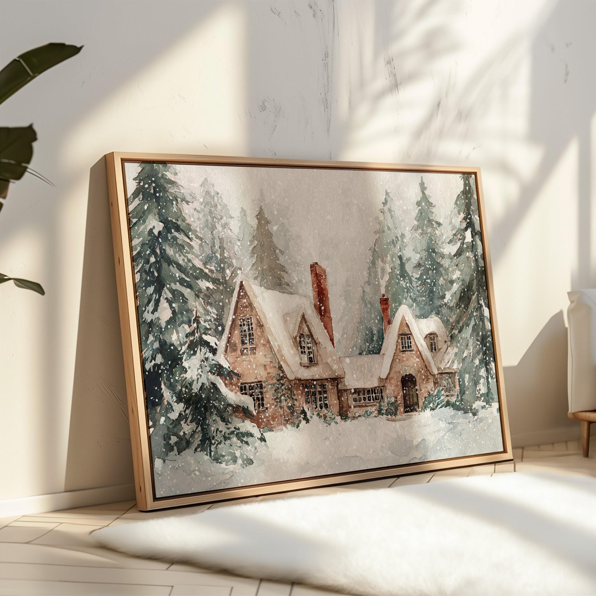 Nestled Beneath Winter's Gaze