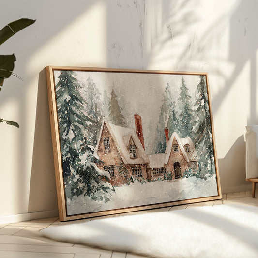 Nestled Beneath Winter's Gaze
