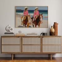 Sisters Riding the Coastal Breeze