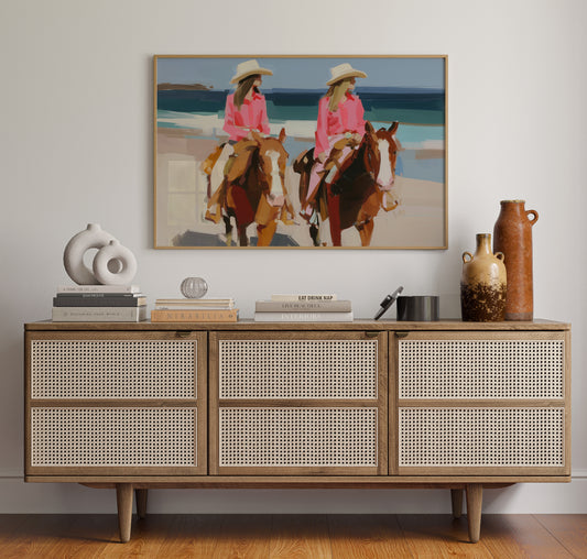 Sisters Riding the Coastal Breeze