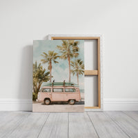 Parked Between Palm Trees