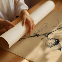 Autumn's Quiet Echo: Oak Branch Study