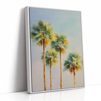 Palms Bathed In Coastal Light