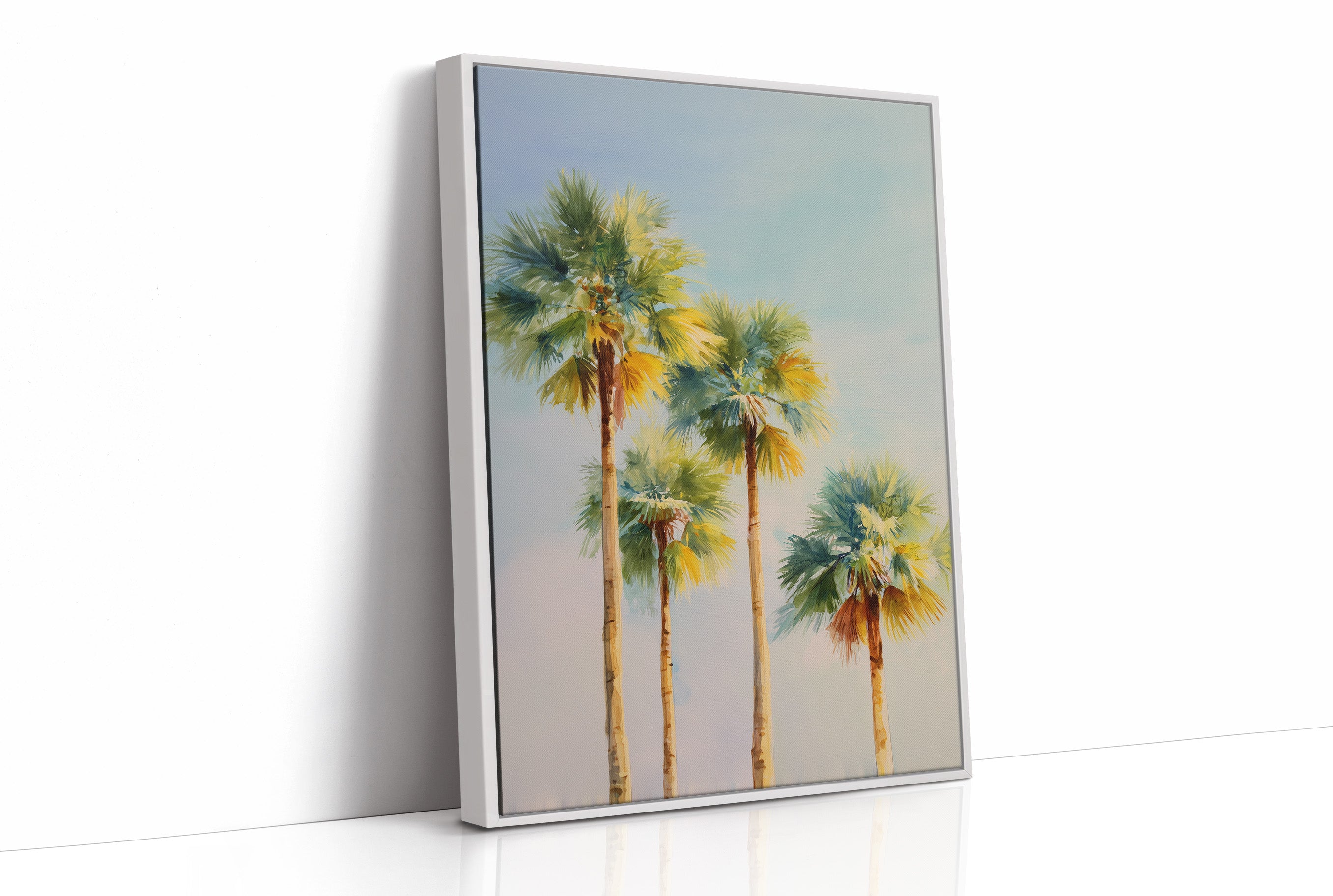 Palms Bathed In Coastal Light