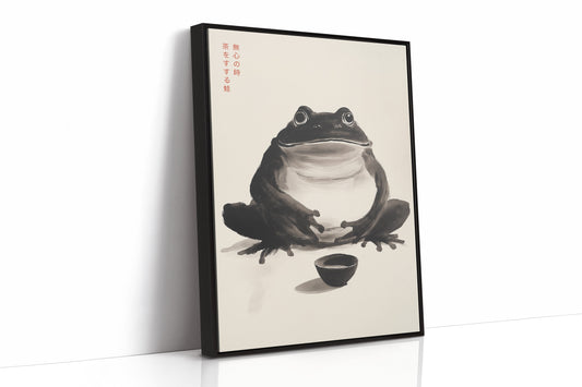 Zen Frog – A Moment of Tea
