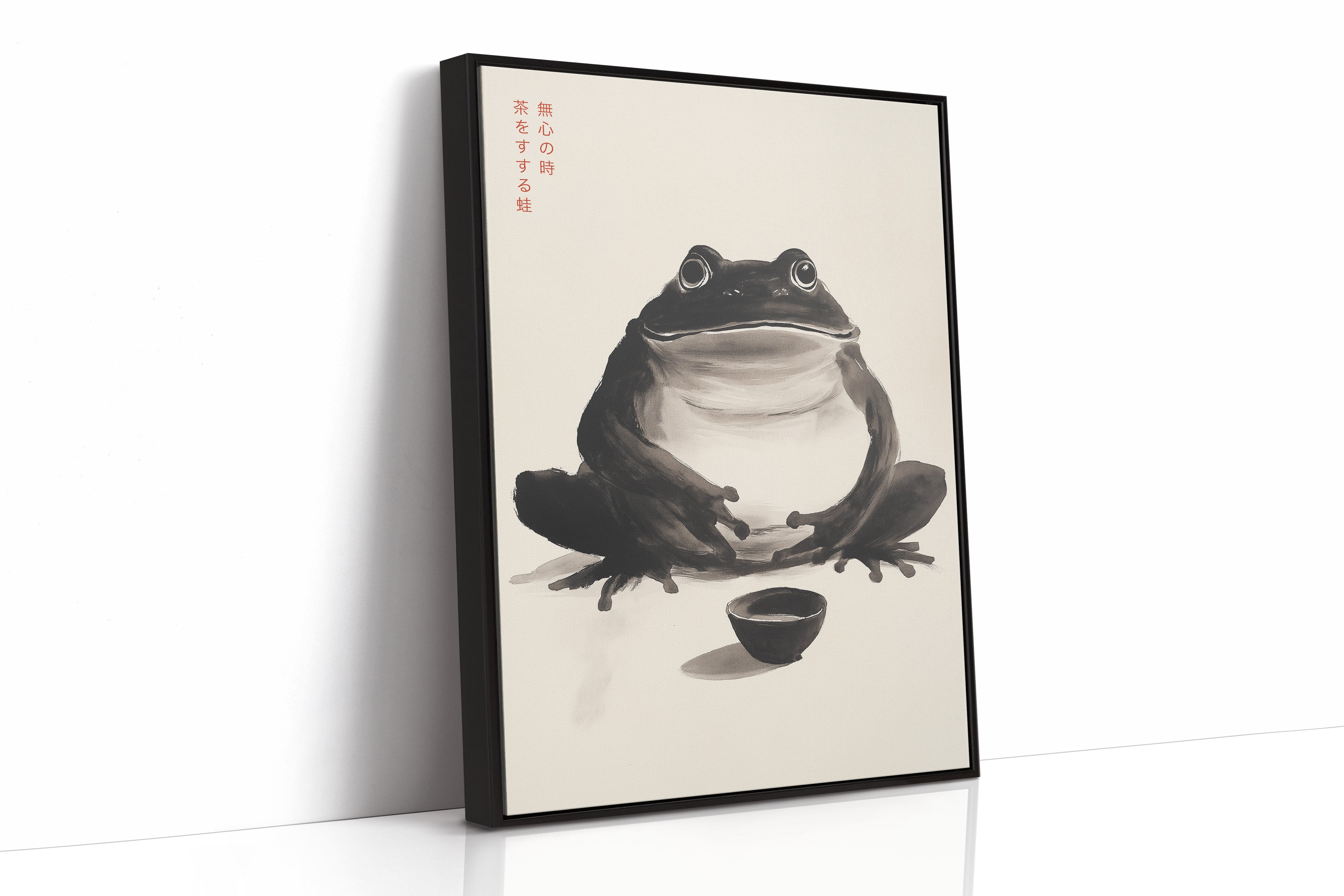 Zen Frog – A Moment of Tea