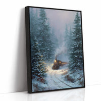 Winter's Passage: Iron Journey Through Silent Pines