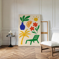 Sun Chair and Citrus Dreams