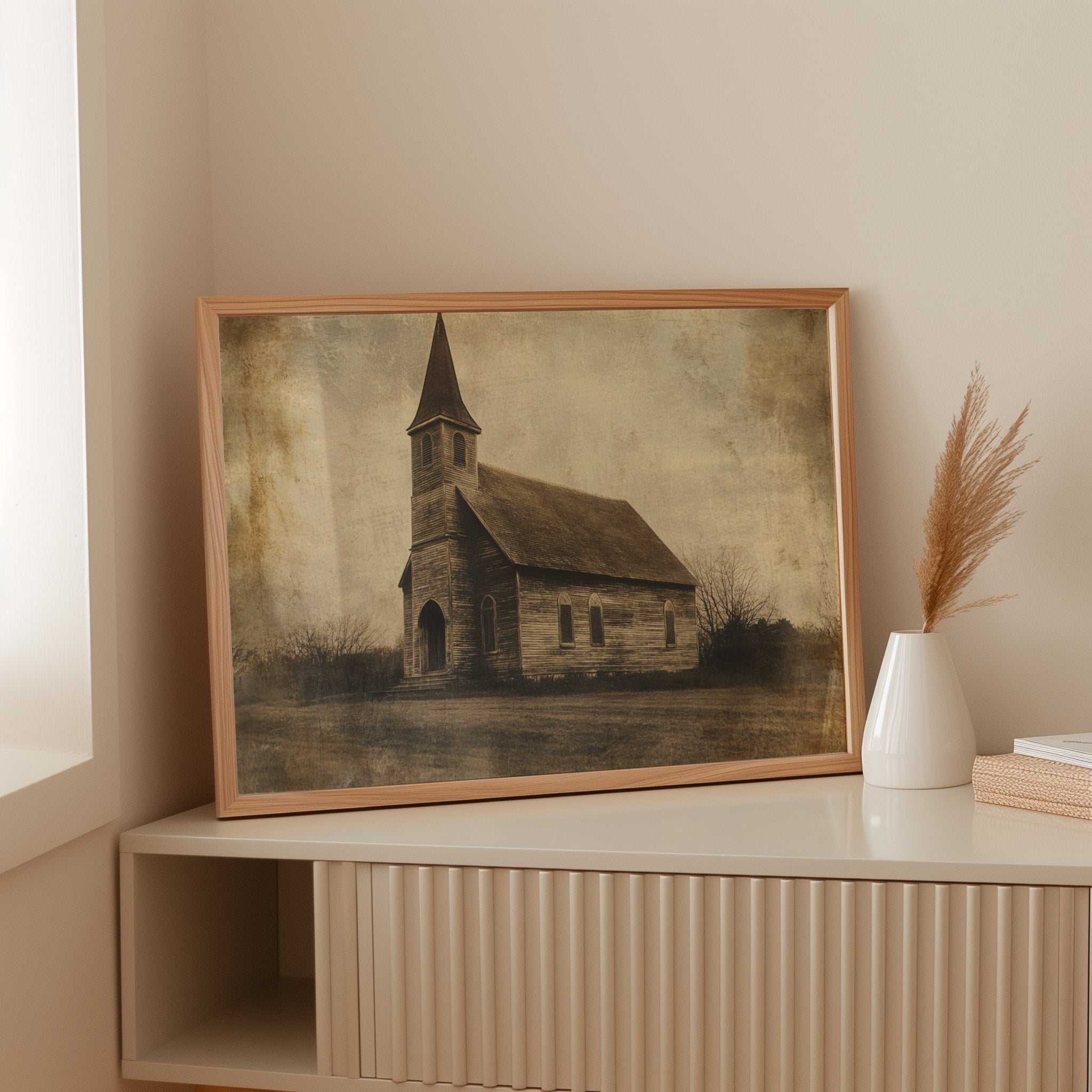 Weathered Faith Stands Against Time