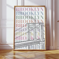 Pastel Stories Cross Brooklyn Bridge