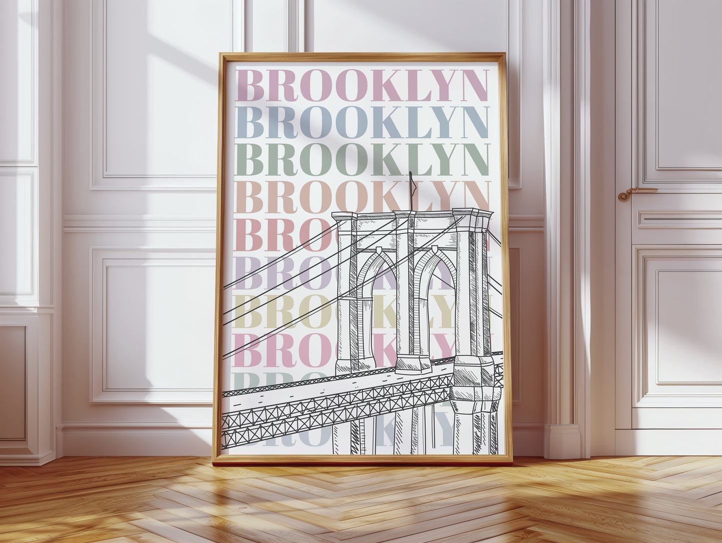 Pastel Stories Cross Brooklyn Bridge