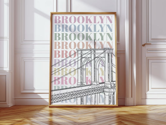 Pastel Stories Cross Brooklyn Bridge