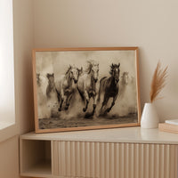 Thunder Hooves Chase Desert Wind