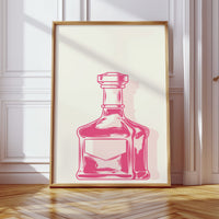 Pink Crystal Holds Midnight Stories