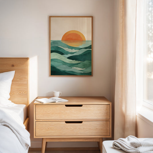 When Waves Embrace the Horizon
