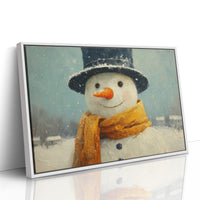 Frosty Wears His Golden Scarf