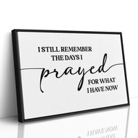 I Remember When This Was a Prayer
