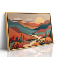 The Desert Folds at Dusk