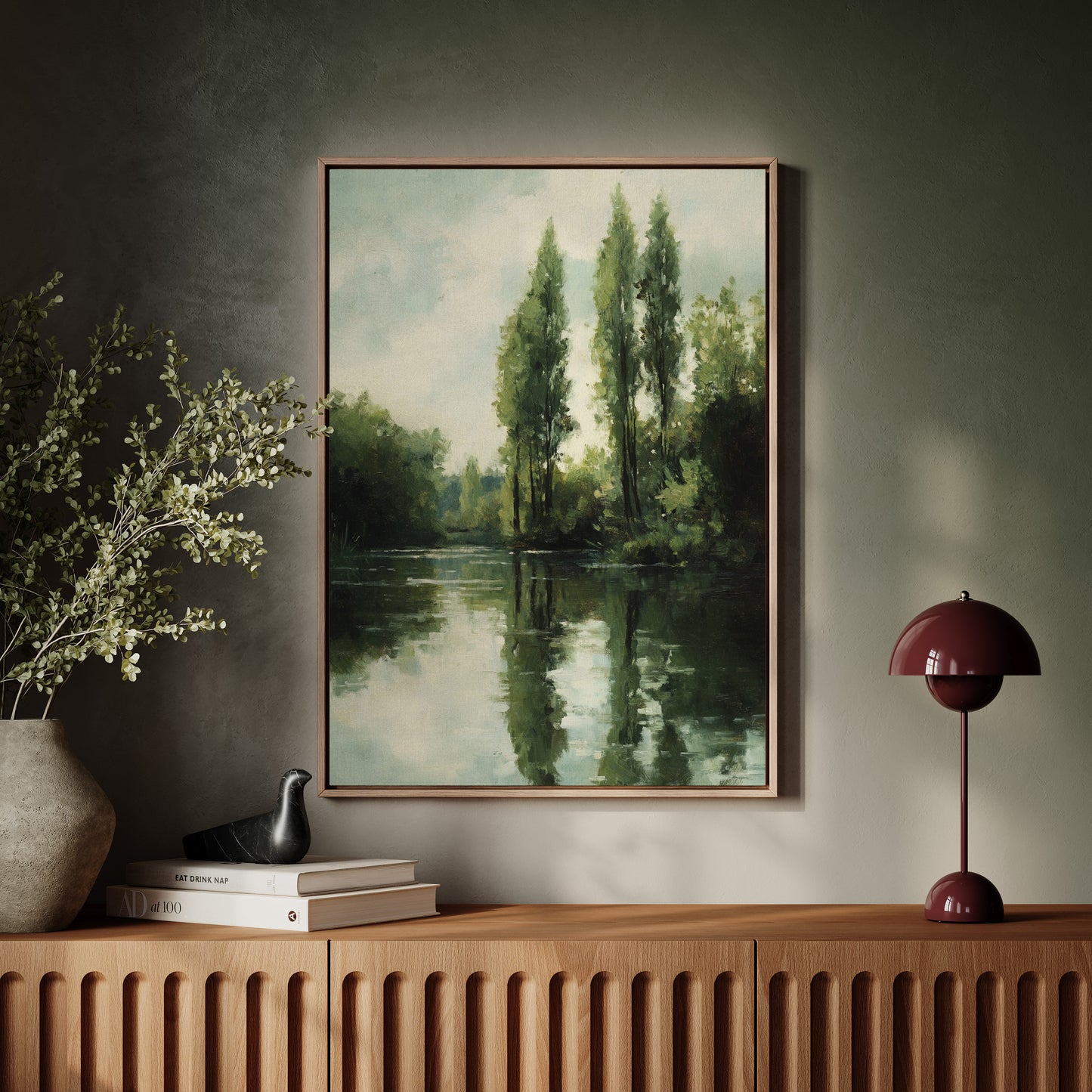 Reflections Beneath Verdant Canopies