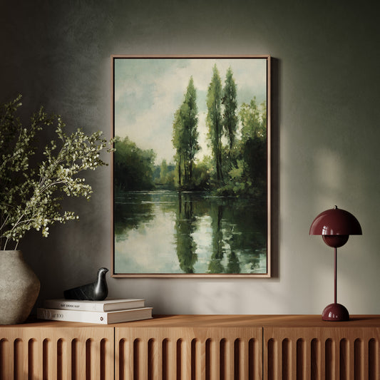 Reflections Beneath Verdant Canopies