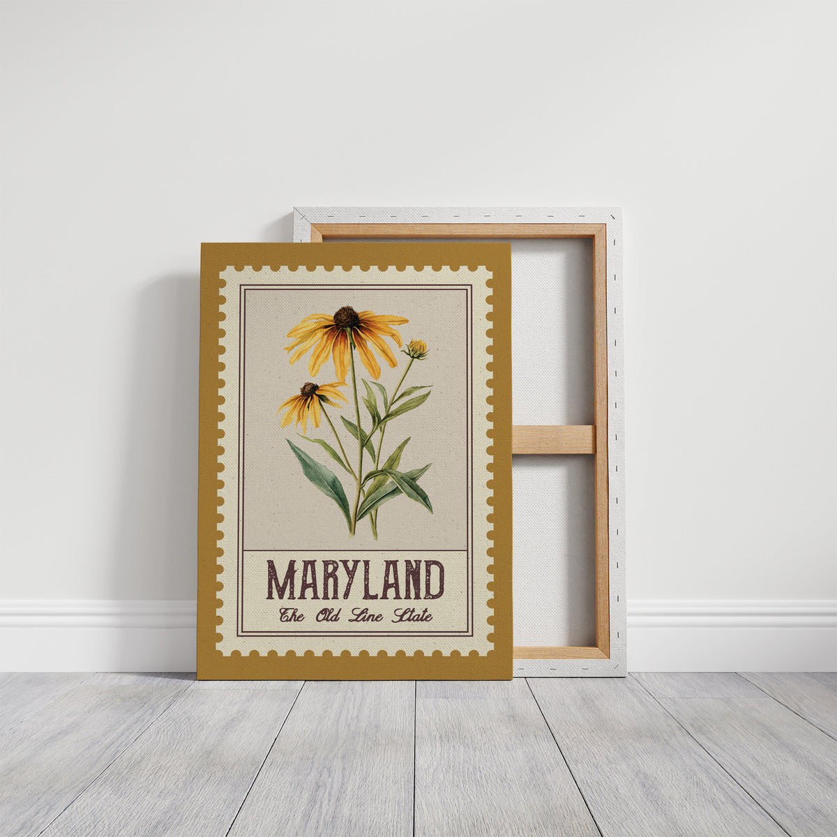 Maryland Black-Eyed Susan Watercolor Stamp