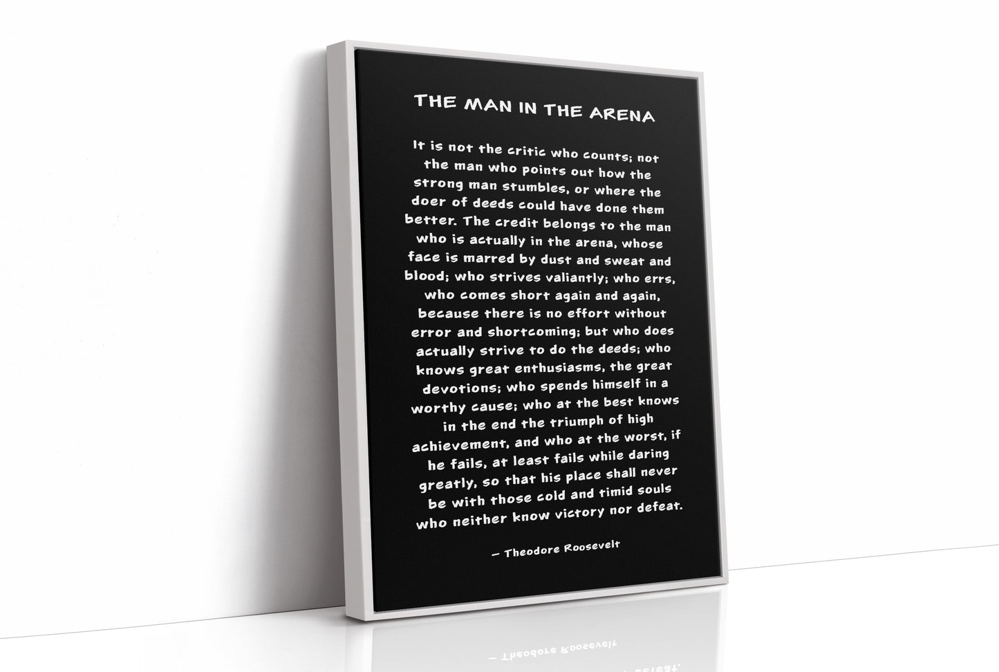 The Man in the Arena Quote