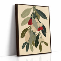 Cream, Crimson, and Leaf