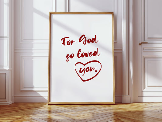 Sacred Letters Paint Crimson Grace