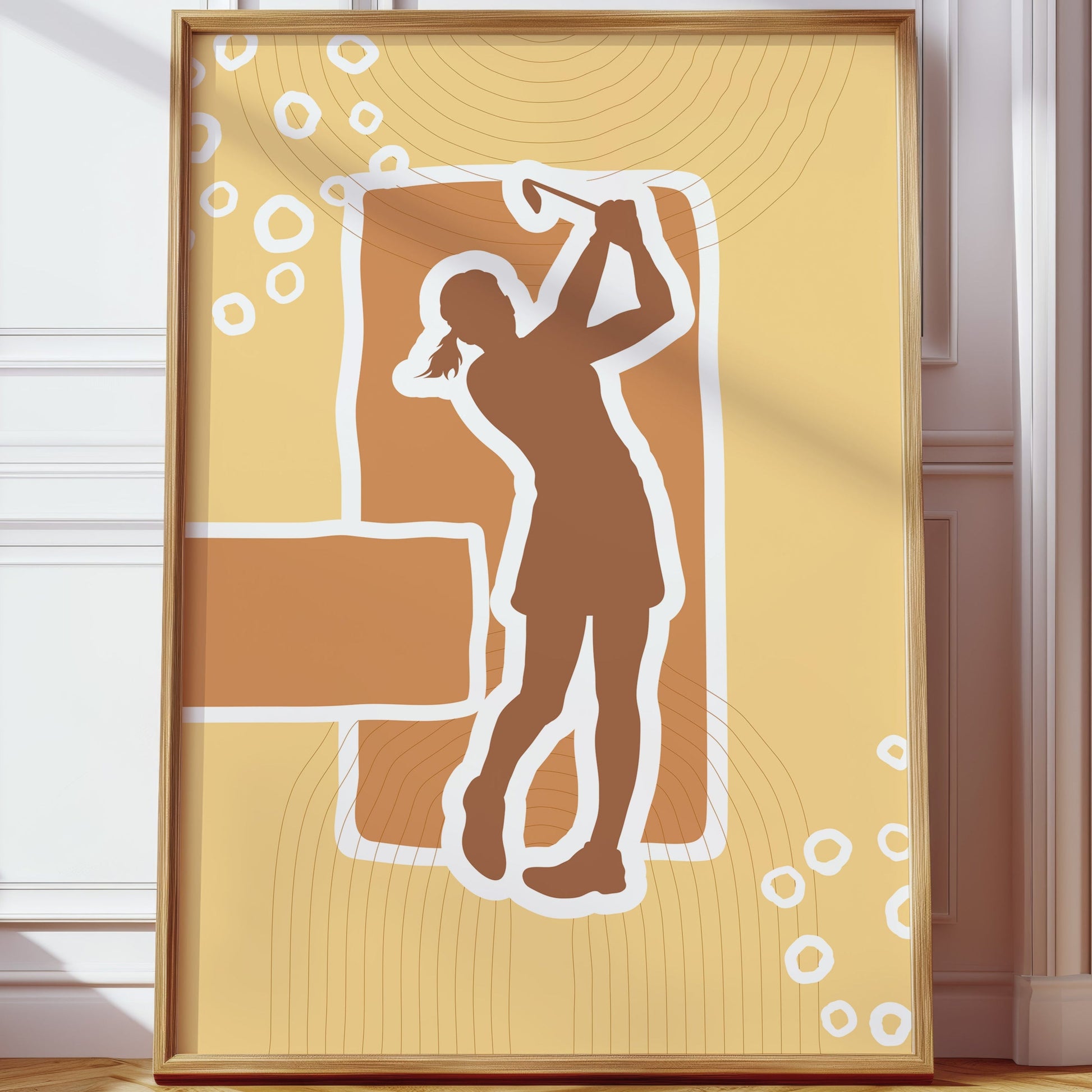 Copper Notes Float Through Golden Air