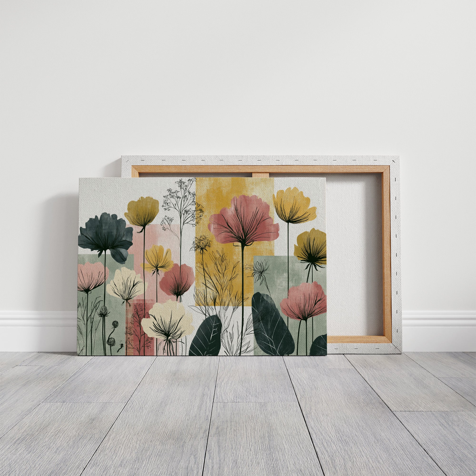Poppy Silhouettes, Color Block Fields
