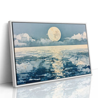 Full Moon in Watercolor